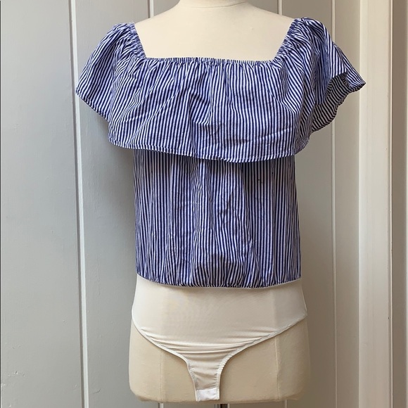 Blouse / Body Suit off the shoulder - Picture 3 of 6